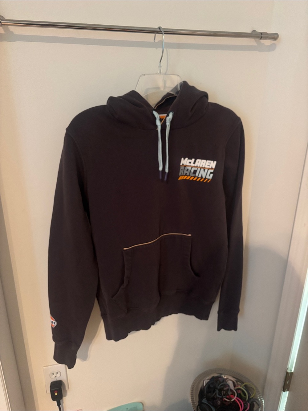 Men's grey Hoodie - Logo Pullover